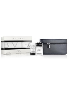 perfume Bvlgari Estuche Man edt 100ml + Gel 75ml + Neceser - colonia de hombre