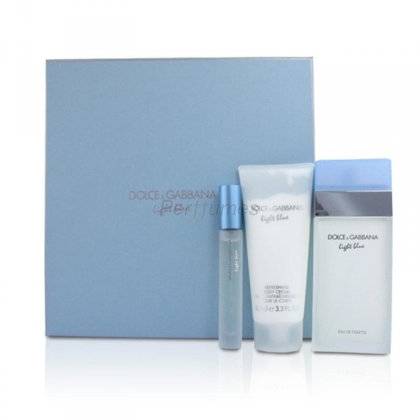 light blue dolce and gabbana womens gift set