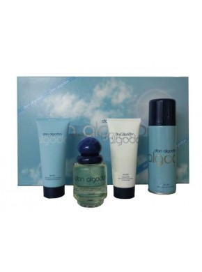 perfume Don Algodon Estuche 100ml + Desodorante Spray 200ml + Body Milk 100ml + Gel 100ml - colonia de mujer