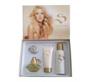 Estuche S by Shakira 80ml edt + Desodorante 150ml + leche corporal 100ml + Bálsamo Labial