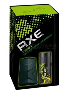 perfume Axe Twi2T edt 100ml + deo 150ml - colonia de hombre