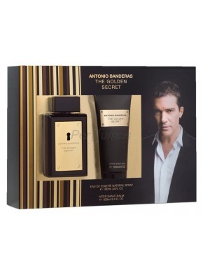 perfume Antonio Banderas The Golden Secret edt 100ml + After Shave 100ml - colonia de hombre