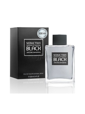 perfume Antonio Banderas Seduction in Black edt 200ml - colonia de hombre