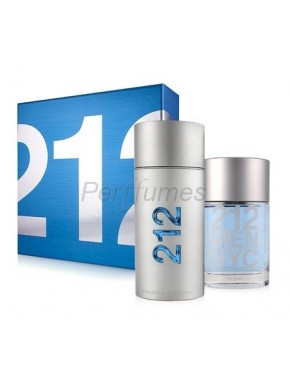 perfume Carolina Herrera 212 Men edt 100ml + After Shave 100ml - colonia de hombre