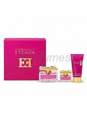 perfume Escada Especially edp 50ml + Body Milk 50ml + Mini 6,5ml - colonia de mujer