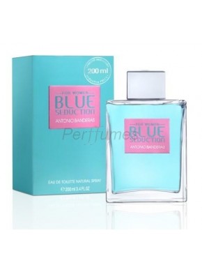 perfume Antonio Banderas Blue Seduction Woman edt 200ml - colonia de mujer