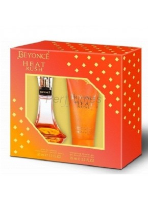 perfume Beyoncé Heat Rush edt 50ml + Gel 75ml - colonia de mujer