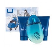 U blue Man edt 100ml + Gel de Ducha 50ml + Emulsión After Shave 50ml