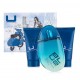 U blue Man edt 100ml + Gel de Ducha 50ml + Emulsión After Shave 50ml