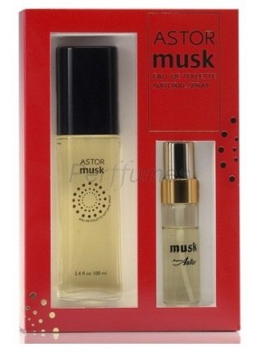 perfume Margaret Astor Musk edt 100ml + Mini 15ml - colonia de mujer