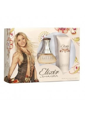 perfume Shakira Elixir edt 80ml + Body Milk 100ml - colonia de mujer