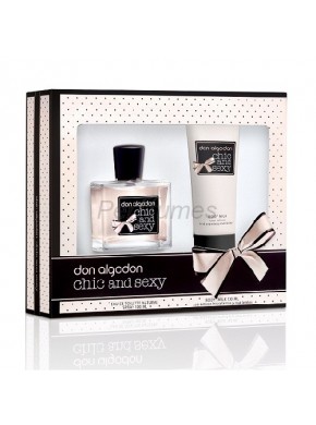 perfume Don Algodon Chic And Sexy edt 100ml + Body Milk 100ml - colonia de mujer