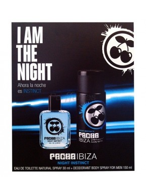 perfume Pacha Ibiza Night Instinct edt 30ml + Deo Spray 150ml - colonia de hombre