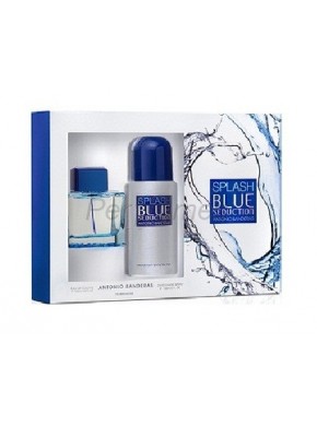 perfume Antonio Banderas Blue Splash edt 100ml + Deo 150ml - colonia de hombre