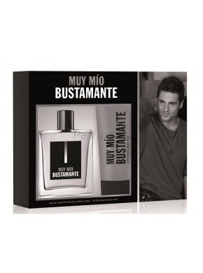 perfume Bustamante Muy Mio edt 100ml + After Shave Balm 75ml - colonia de hombre