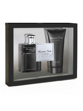 perfume Massimo Dutti In Black edt 100ml + After Shave 100ml - colonia de hombre