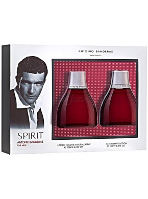 perfume Antonio Banderas Spirit for Men edt 100ml + After Shave 100ml - colonia de hombre