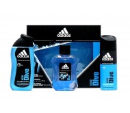 Adidas Ice Dive edt 100ml + Gel 250ml + Deo 150ml