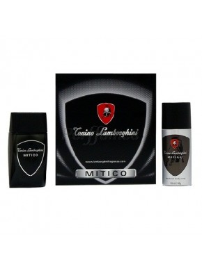 perfume Lamborghini Mitico edt 100ml + Deo 150ml - colonia de hombre