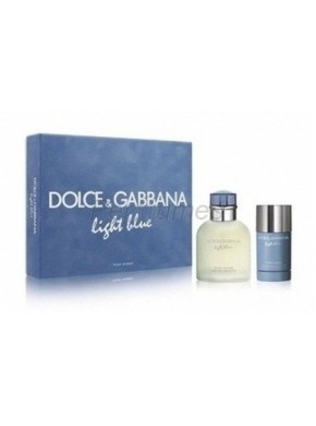perfume Dolce Gabbana Light Blue Homme edt 125ml + Deo 75ml - colonia de hombre