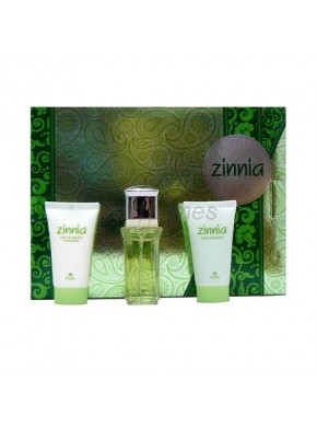 perfume Puig Zinnia edt 50ml + Body Lotion 50ml + Gel 50ml - colonia de mujer