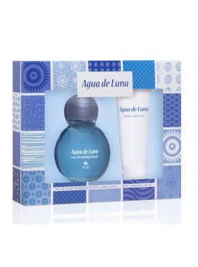 perfume Puig Agua de Luna edt 100ml + Leche Corporal 100ml - colonia de mujer