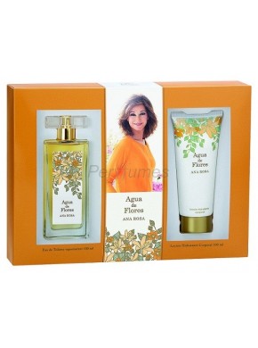 perfume Ana Rosa Agua de Flores edt 100ml + Loción Hidratante Corporal 100ml - colonia de mujer