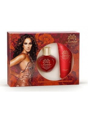 perfume Rosario Flores Siento edt 100ml + Locion Hidratante Perfumada 100ml - colonia de mujer