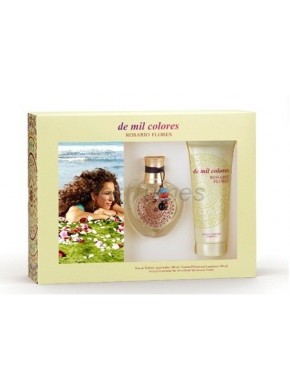 perfume Rosario Flores De Mil Colores edt 100ml + Body Lotion 100ml - colonia de mujer