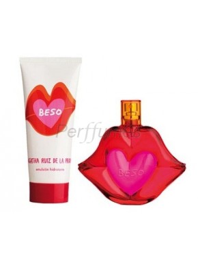 perfume Agatha Ruiz de la Prada Beso edt 50ml + Body Lotion 100ml - colonia de mujer