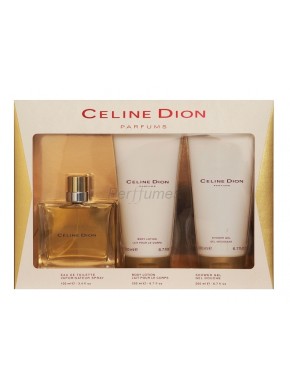 perfume Celine Dion Parfums Celine Dion edt 100ml + Body Lotion 200ml + Shower Gel 200ml - colonia de mujer