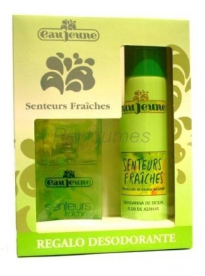 perfume Garnier Eau Jeune Senteurs Fraiches edt 75ml + Deo 200ml - colonia de mujer