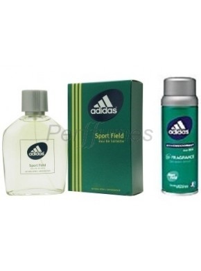 perfume Adidas Sport Field edt 50ml + Deo 150ml - colonia de hombre