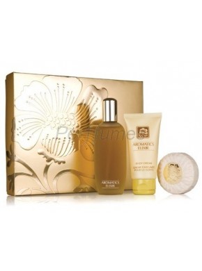 perfume Clinique AROMATICS ELIXIR EDP 100ml+ Crema Corporal 75ml + Jabón 75gr - colonia de mujer