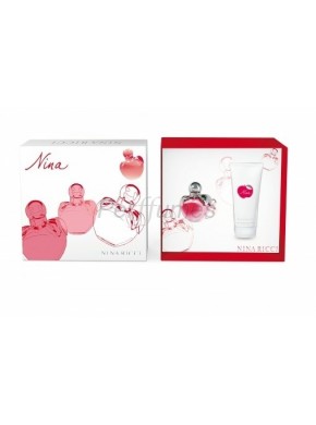 perfume Nina Ricci Set Nina edt 80ml + Body Milk 200 ml - colonia de mujer