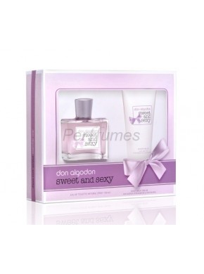 perfume Don Algodon Sweet and Sexy edt 100ml + Body Milk 100ml - colonia de mujer